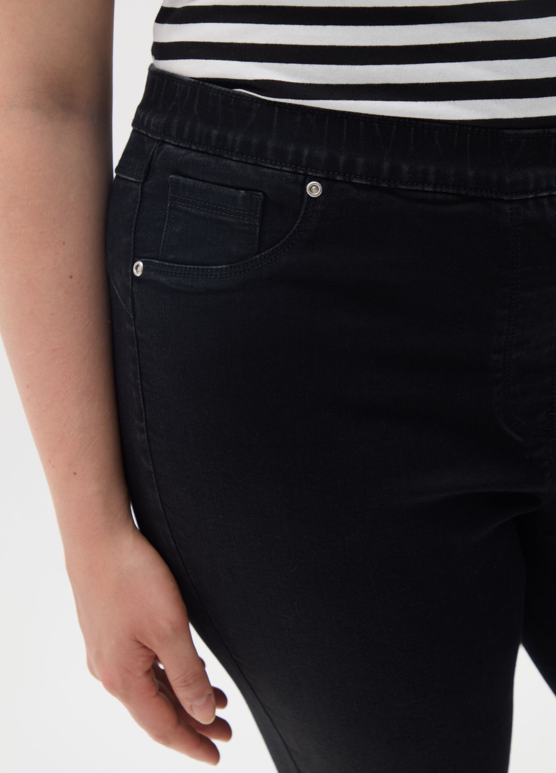 Black Denim Skinny Fit Jeans