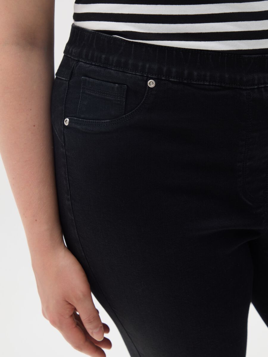 Black Denim Skinny Fit Jeans_2