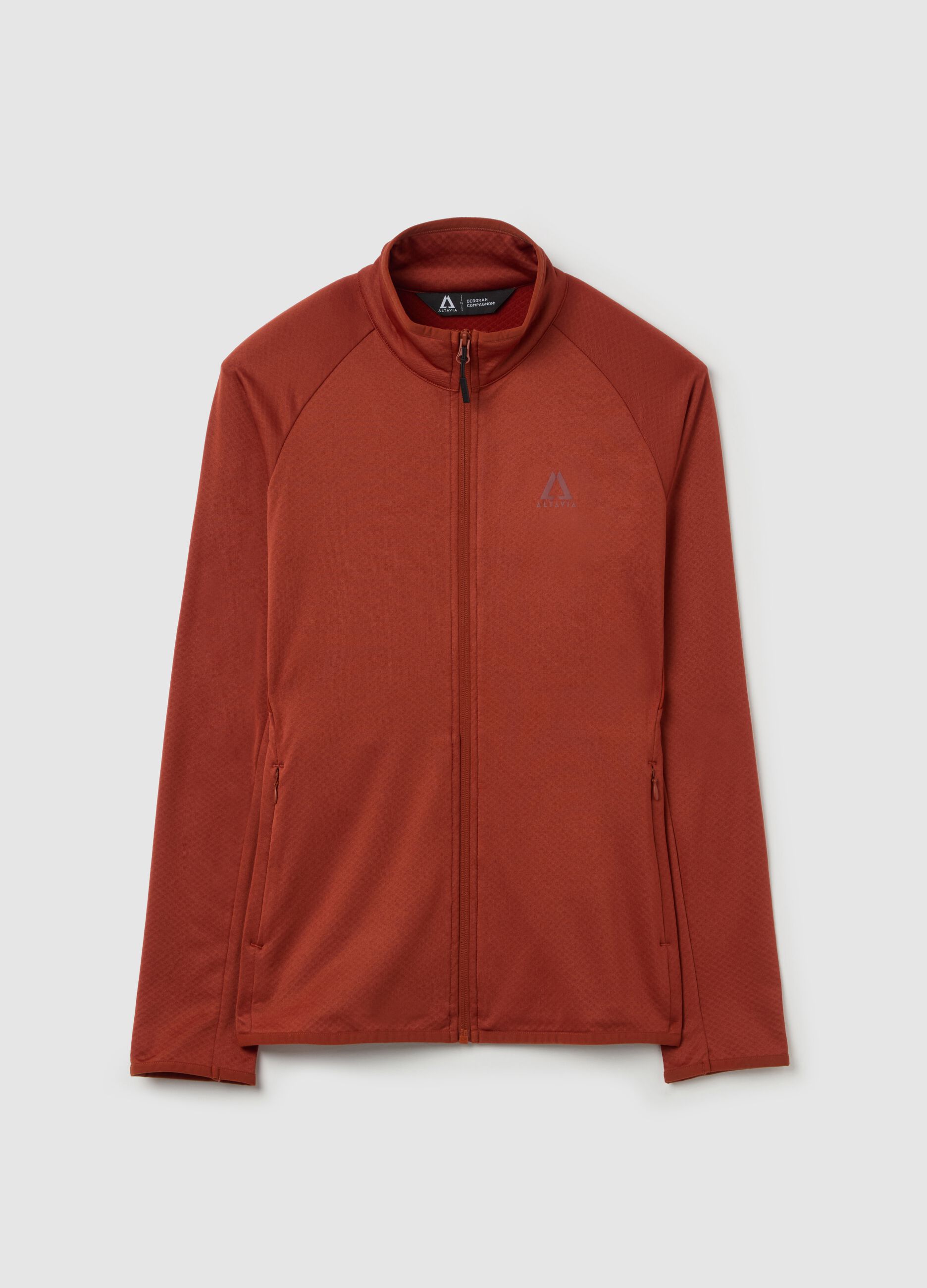ALTAVIA WITH DEBORAH COMPAGNONI full-zip waffle fleece