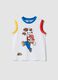 Kids&rsquo; white pure cotton vest with Super Mario_0