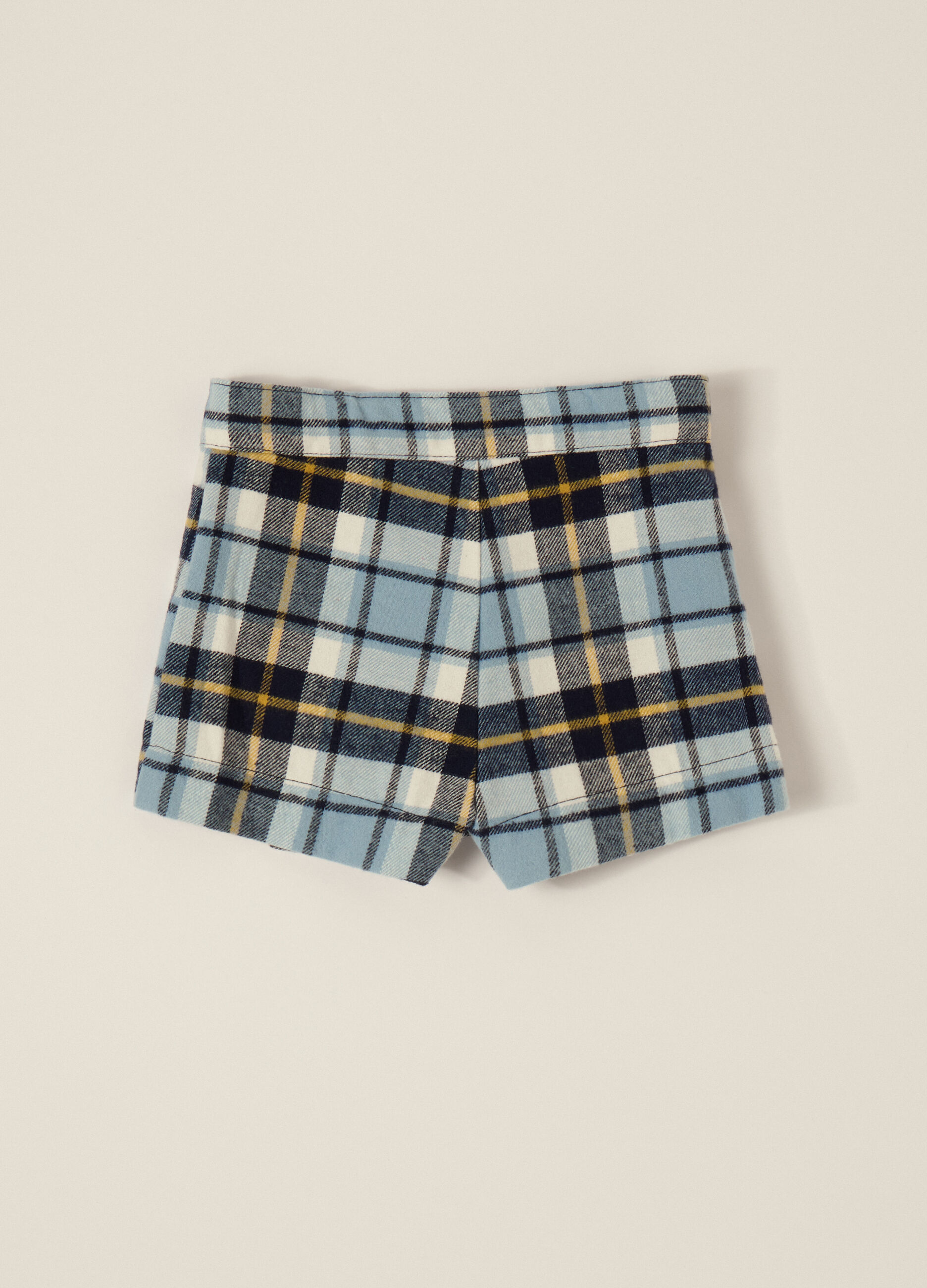 Blue Tartan Skirt for Girls