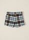 Blue Tartan Skirt for Girls_1