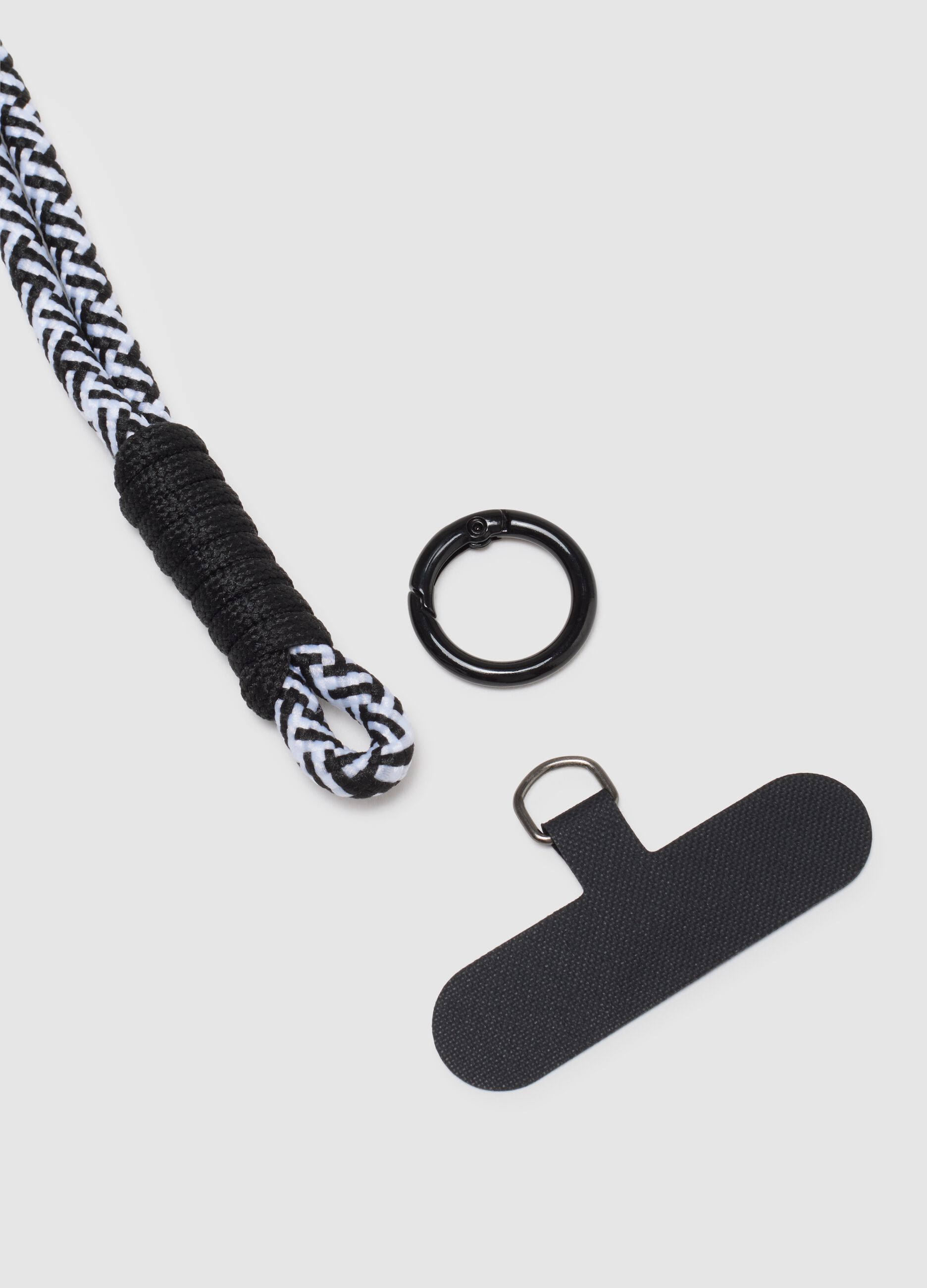 Multicolour Braided Keychain