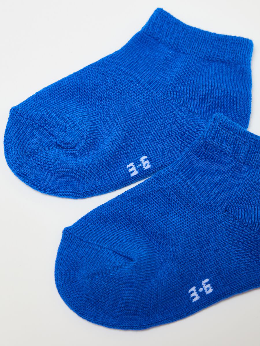 Five-pair pack short socks in organic cotton_2