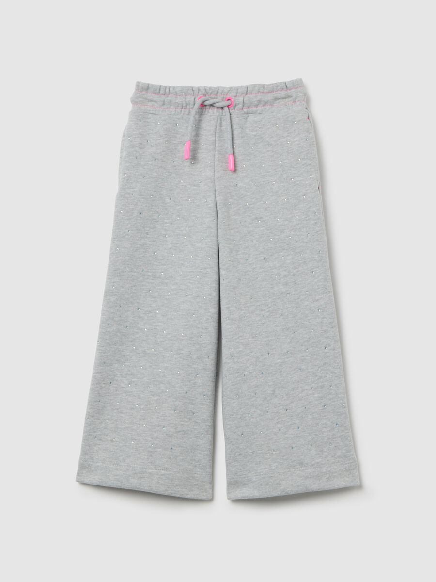 Grey jogger for girls_0