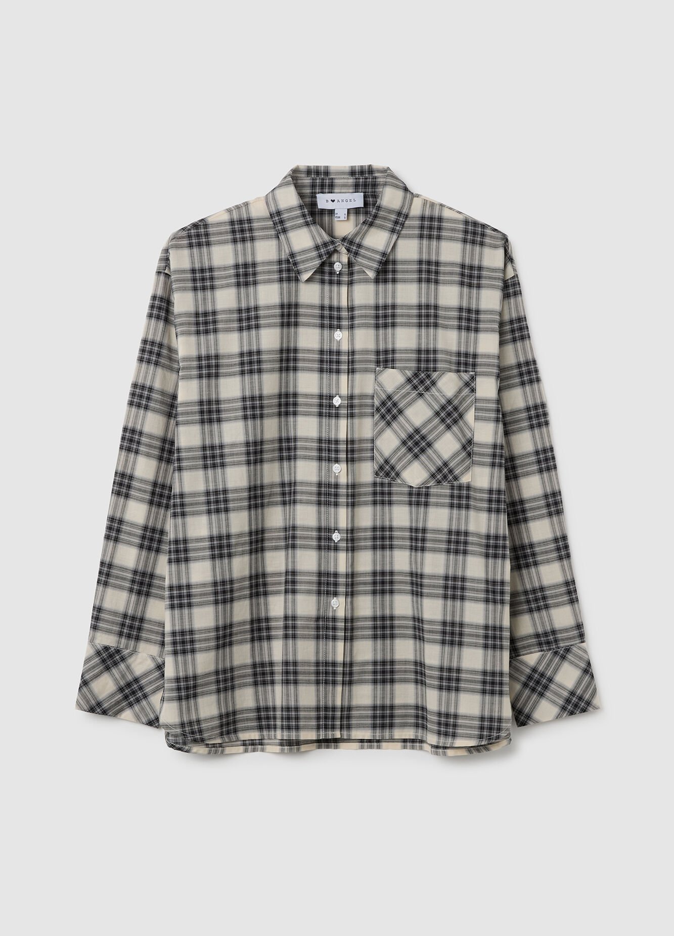 Camicia da donna in puro cotone multicolor