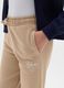 Girls' beige jogger trousers in cotton blend regular fit_2