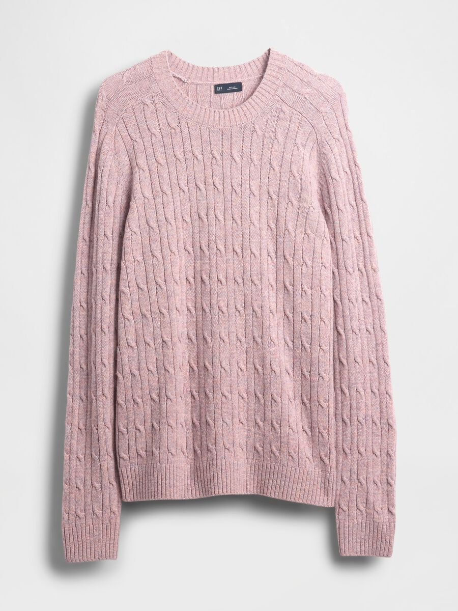 Pink wool blend jumper_3