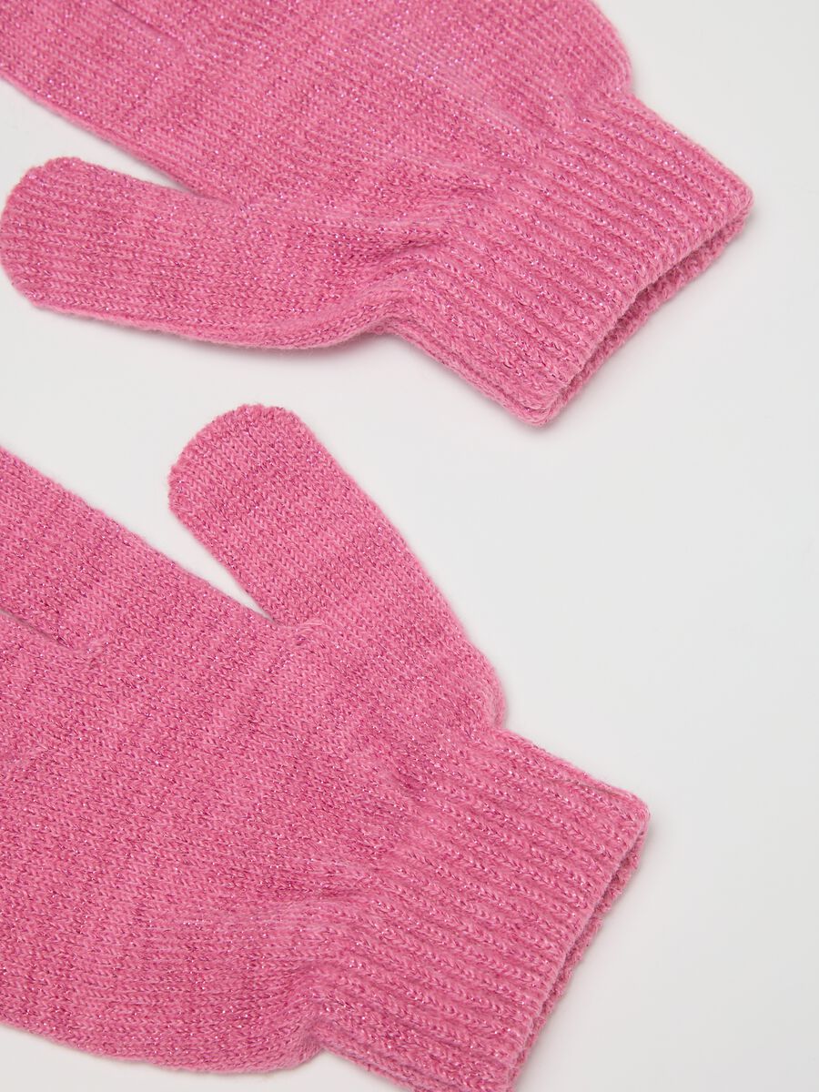 Pink Girls' Gloves_1