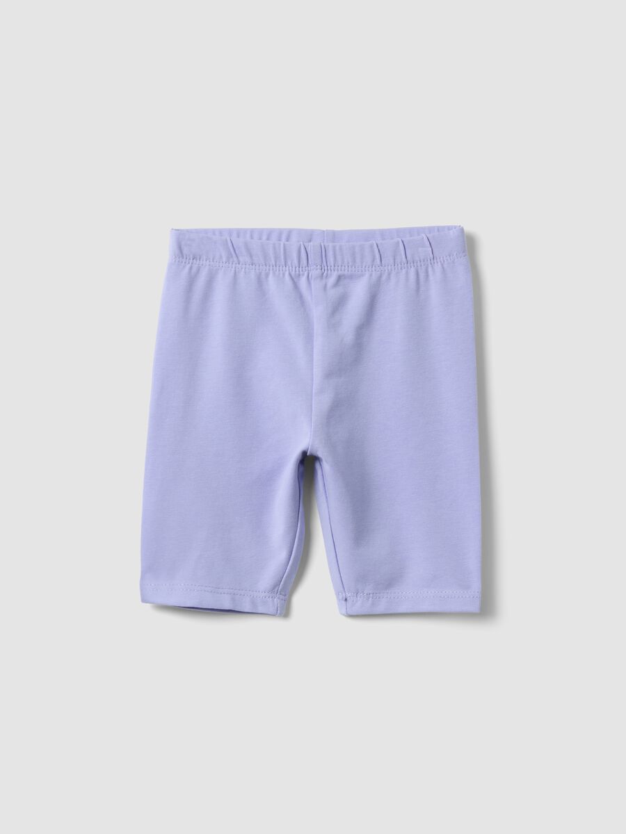 Purple organic cotton shorts_0