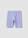 Purple organic cotton shorts_0