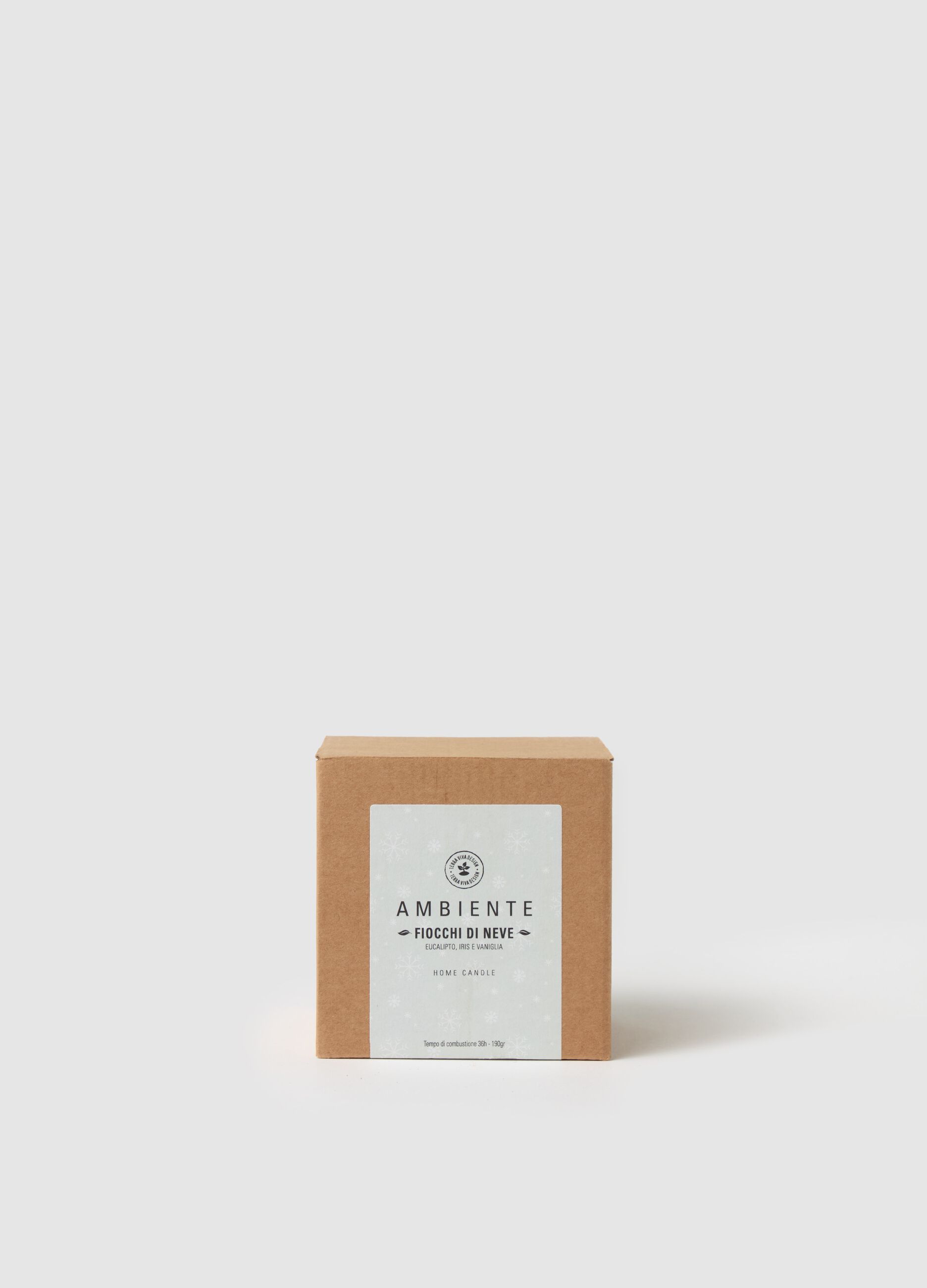 Candela per ambiente "Fiocchi di Neve"