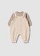 Grey organic cotton sleepsuit with Winnie the Pooh print_0