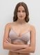 Beige triangle bra with mesh inserts_0