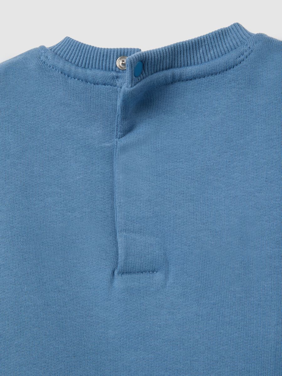 Completino azzurro e blu in cotone per bambino_3