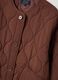 Brown padded jacket regular fit with buttons_5