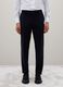 Slim Fit Blue Stretch Fabric Trousers_1