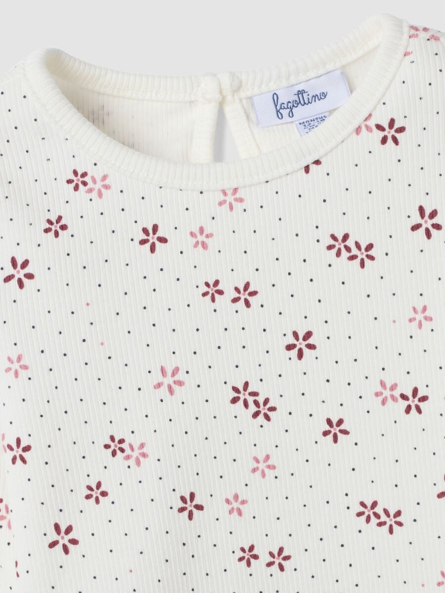 White organic stretch cotton crew-neck T-shirt_2