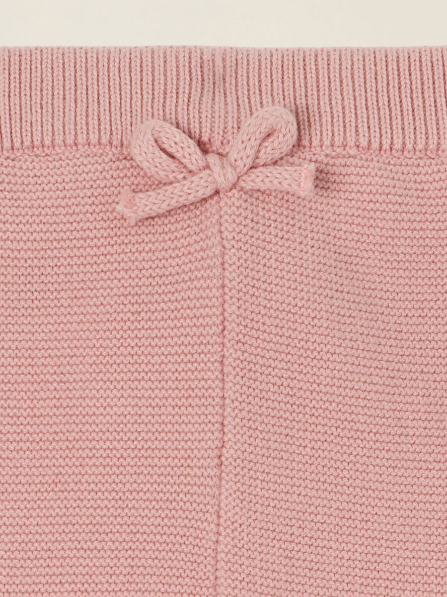 White and pink pure cotton baby girl set_2