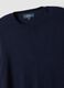 Navy crew-neck jumper in viscose blend, regular fit_5