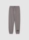 Boys' pure cotton grey joggers regular fit_0