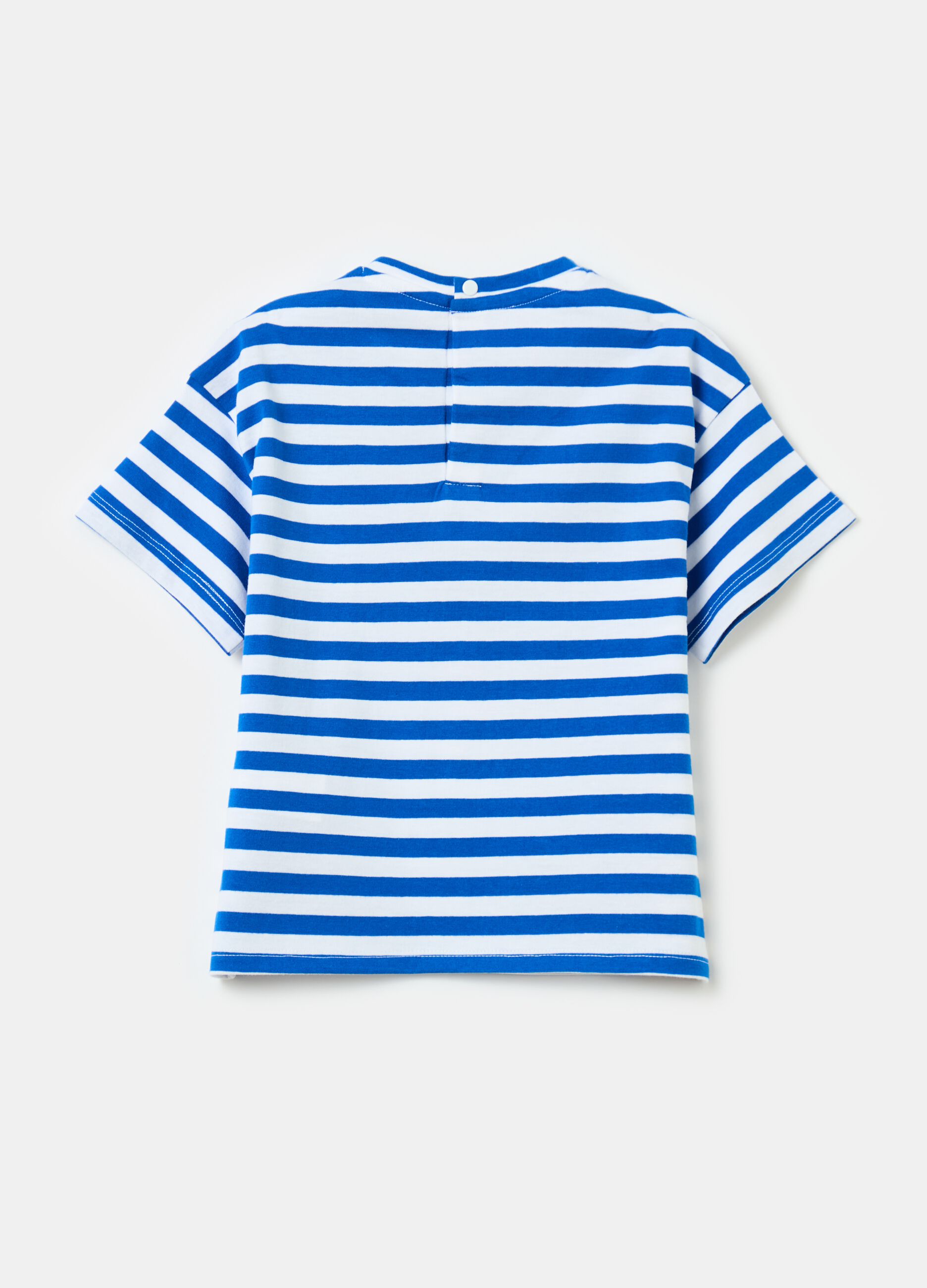 Cotton T-shirt with Donald Duck 90 print