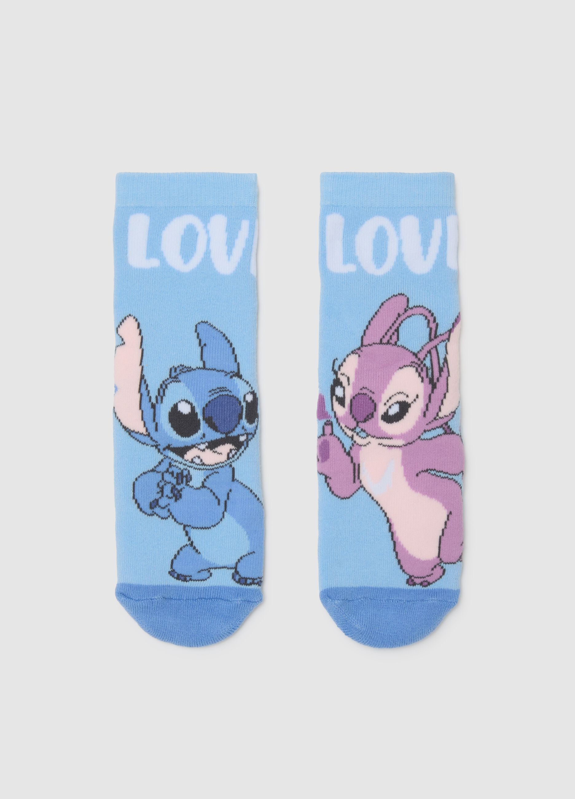 Girls' Non-Slip Multicolour Cotton Blend Socks
