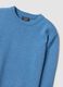 Blue pure cotton oversized crew-neck jumper for boys_2