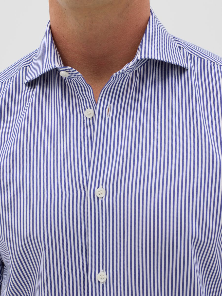 Slim-fit striped easy-iron shirt_2