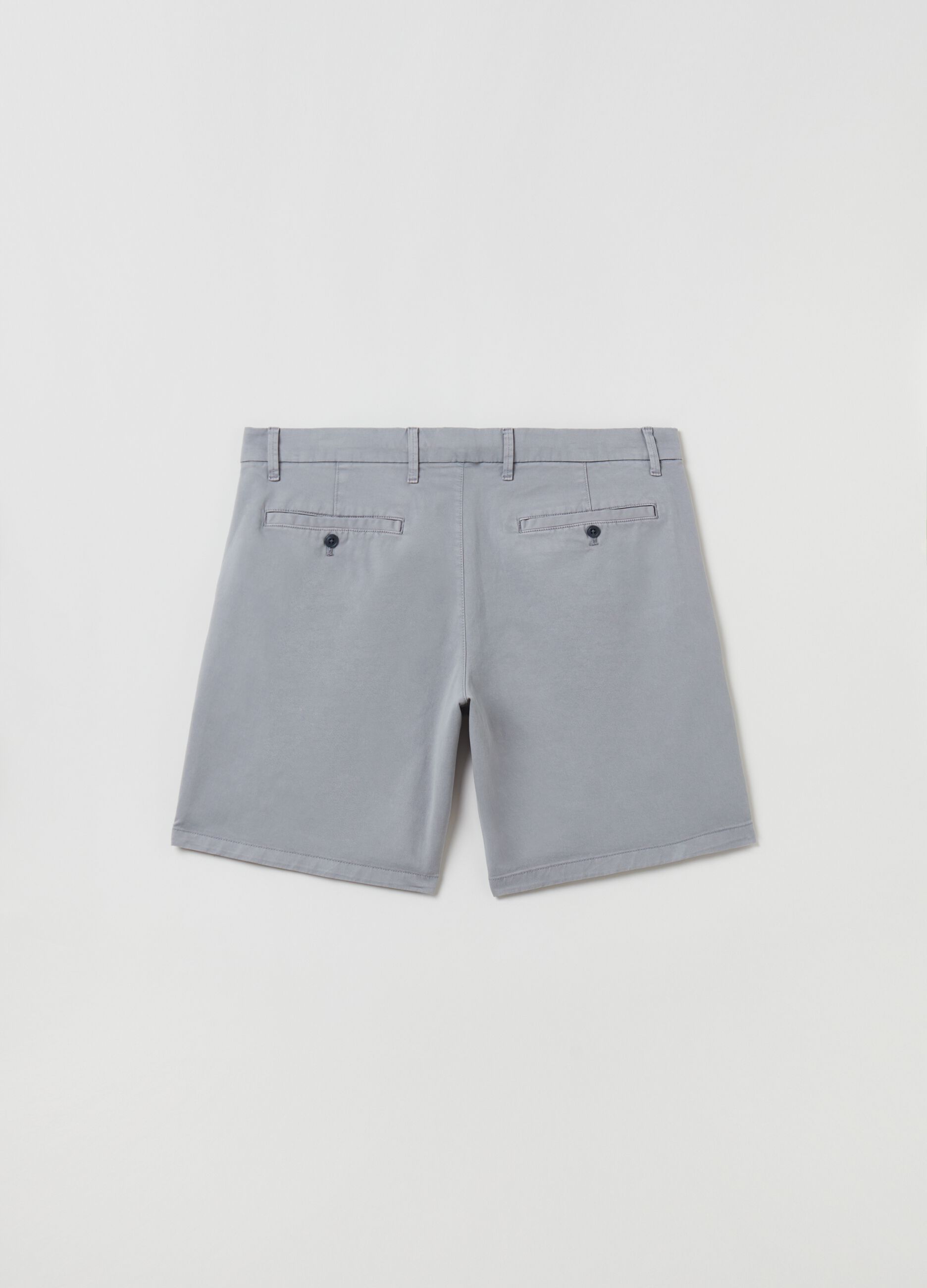 Shorts in stretch cotton