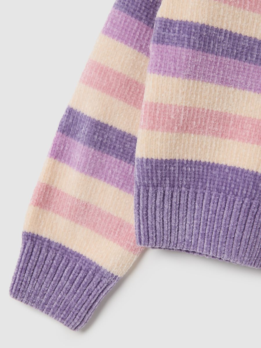 Multicolor regular fit girls' cardigan_2