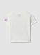 White pure cotton T-shirt with K-Pop Demon Hunters print for girls_1