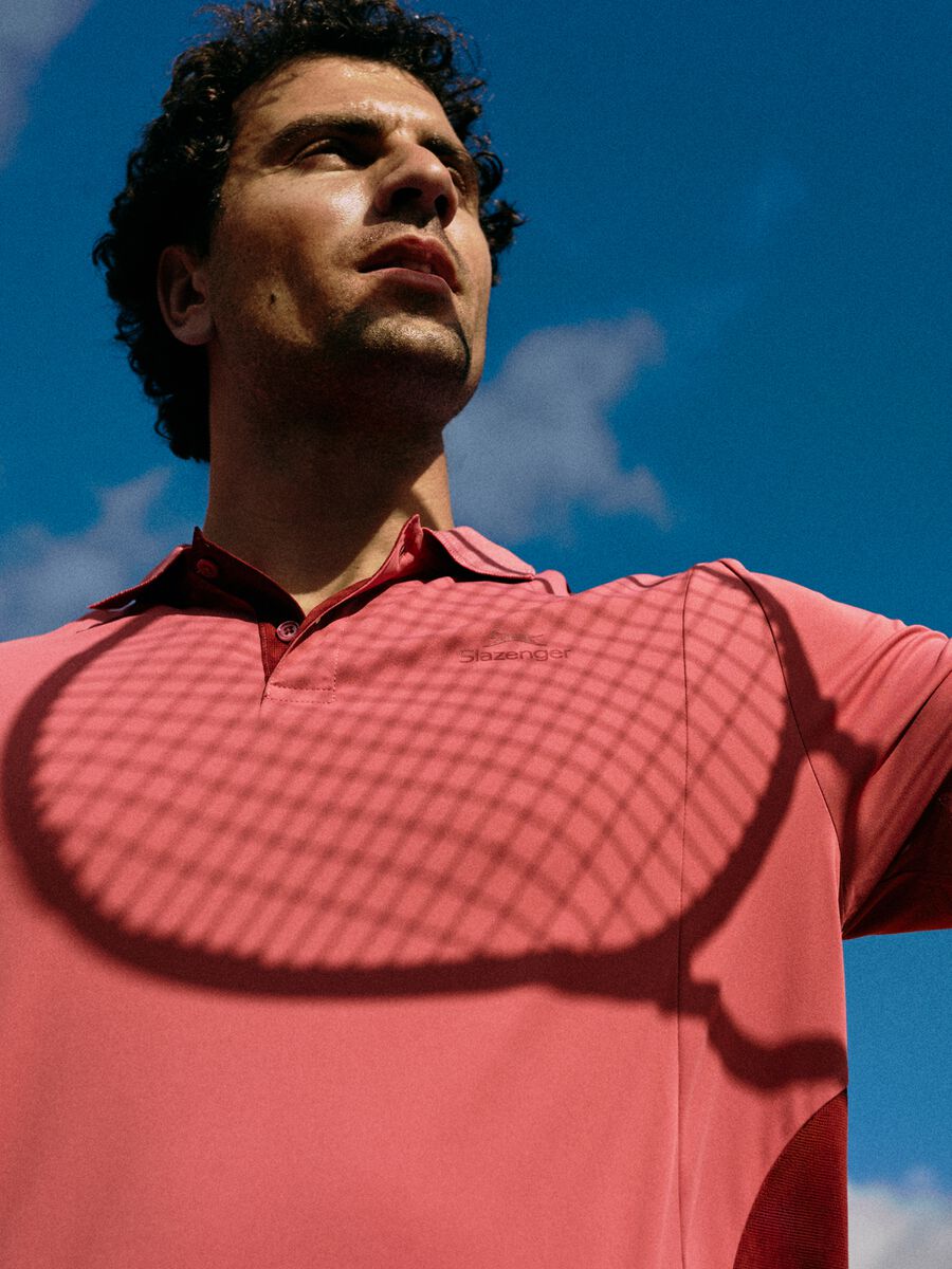 SLAZENGER polo shirt in technical fabric_6