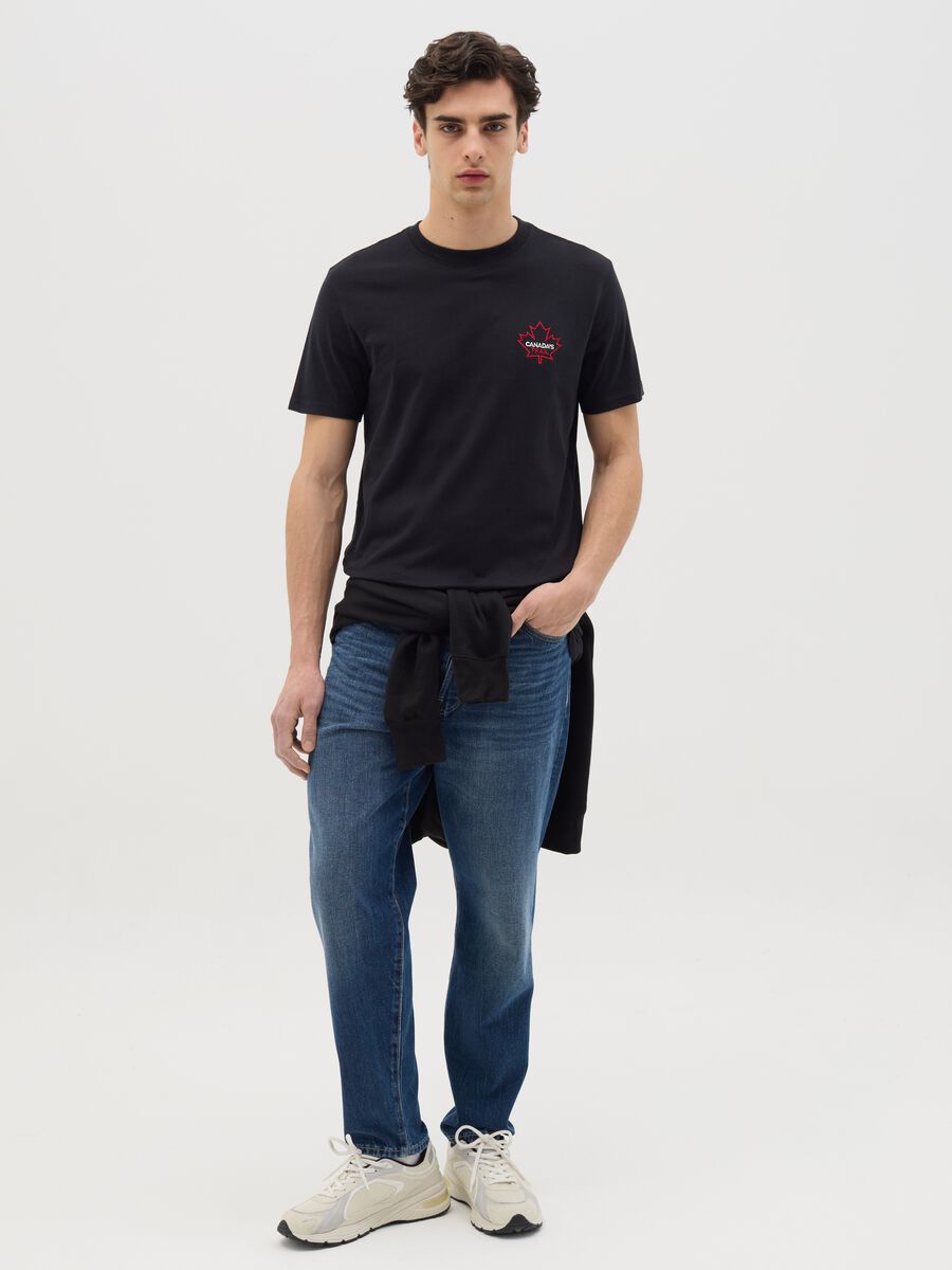 Canada's Trail black T-shirt with logo_1