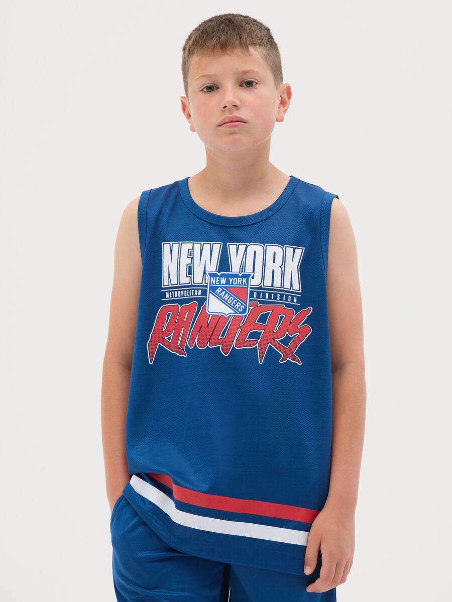 Children's New York Rangers Blue Regular Fit T-shirt_0