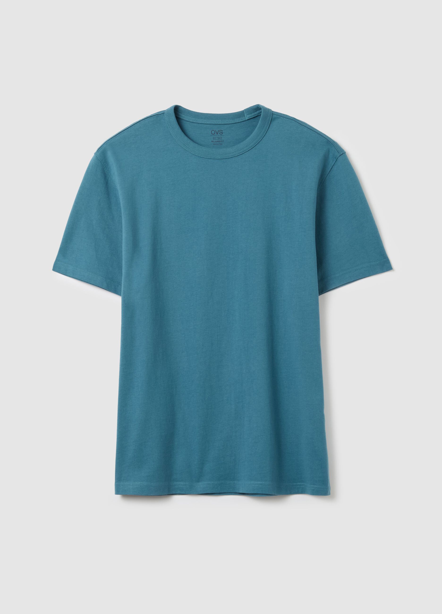 Relaxed-fit T-shirt with round neck