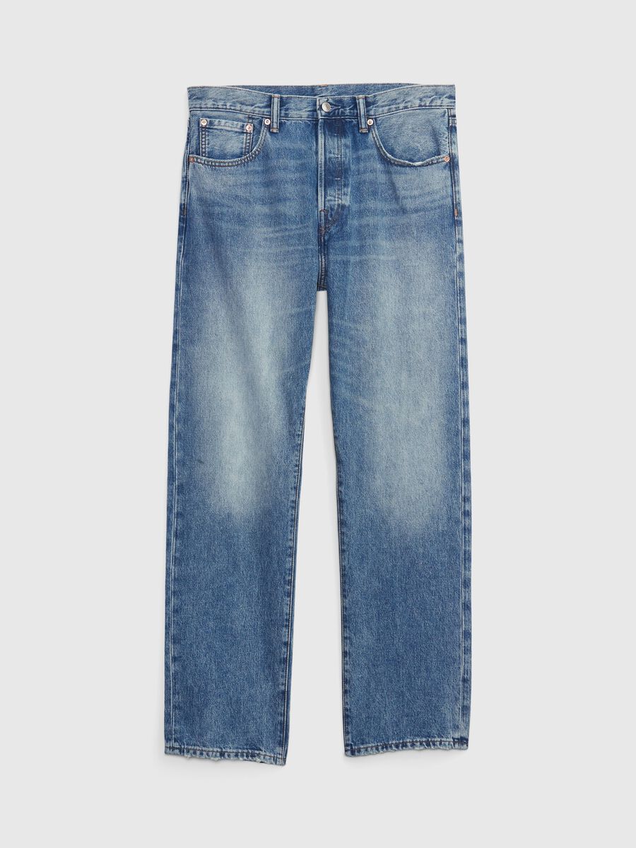 Jeans straight fit in cotone bio_2