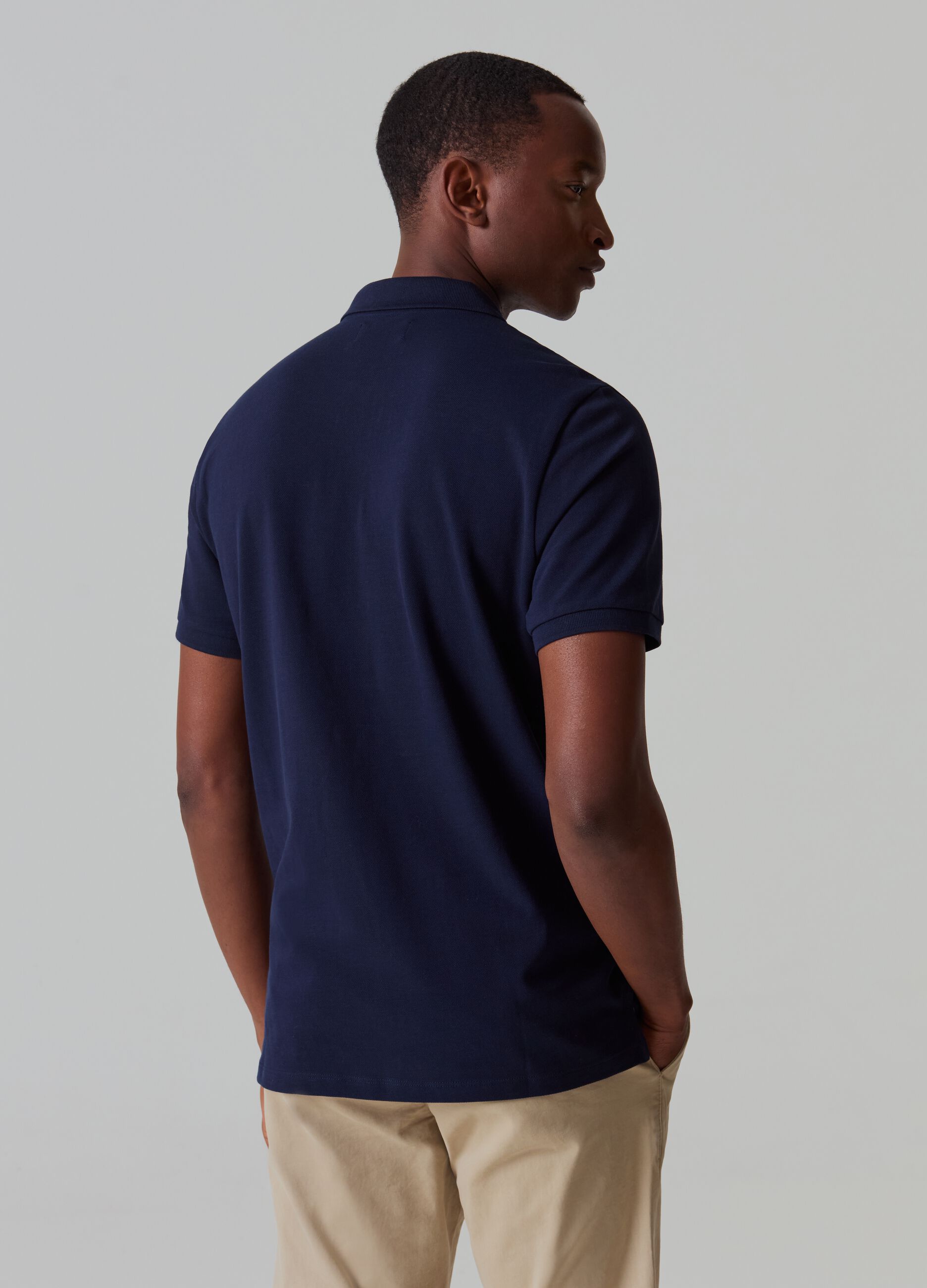 Polo in piquet di cotone Supima
