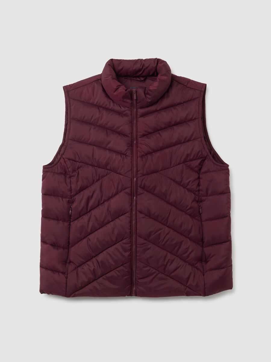 Gilet rosso regular fit_4