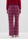 Multicoloured check flannel pyjama trousers - regular fit_2