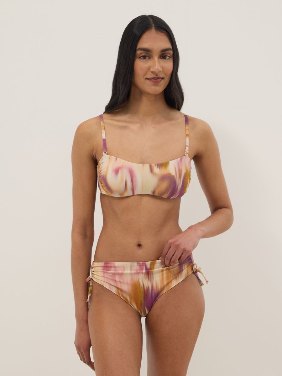 Slip da mare in tessuto elasticizzato multicolor_0