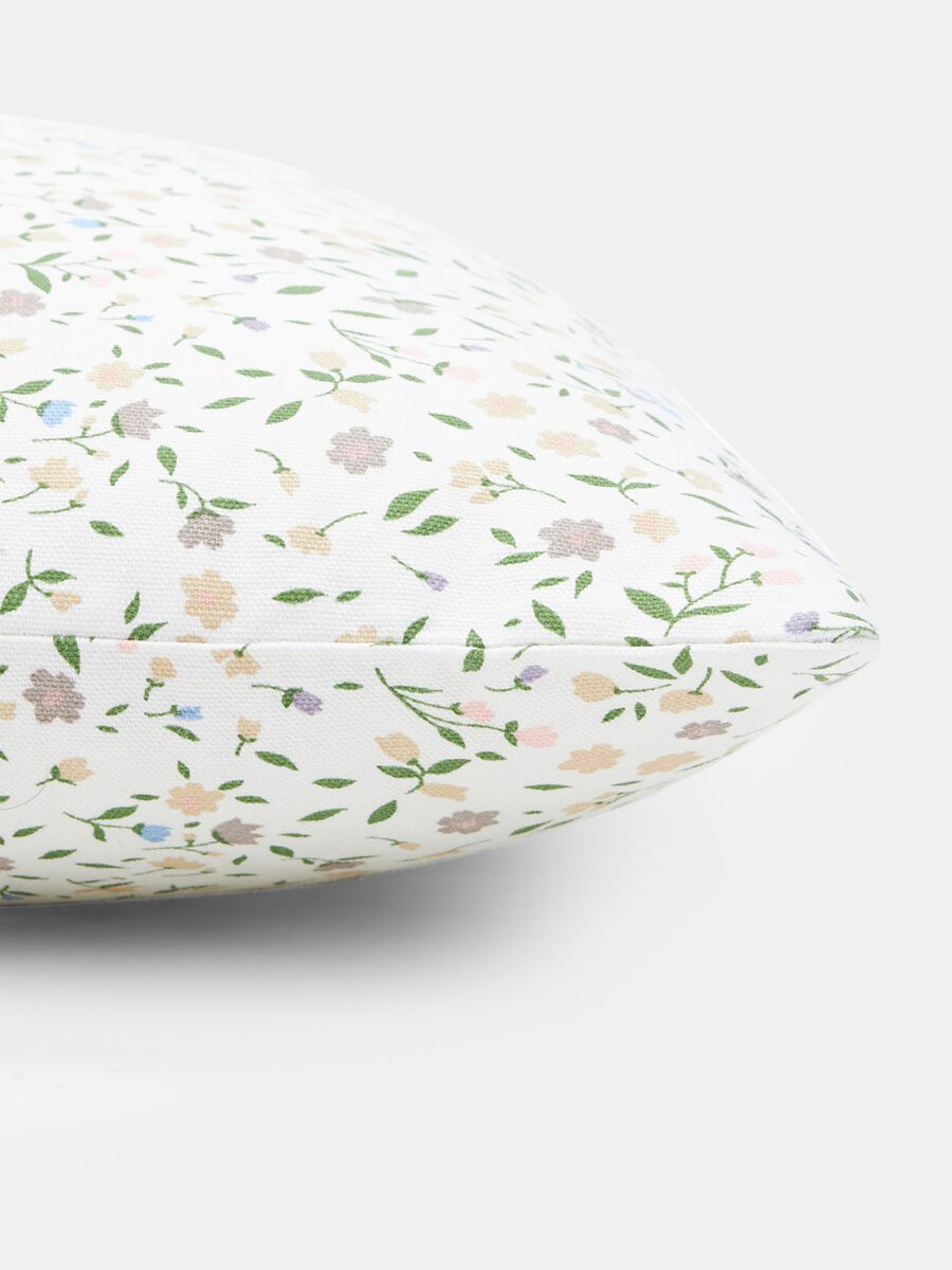 Cushion with floral print_1