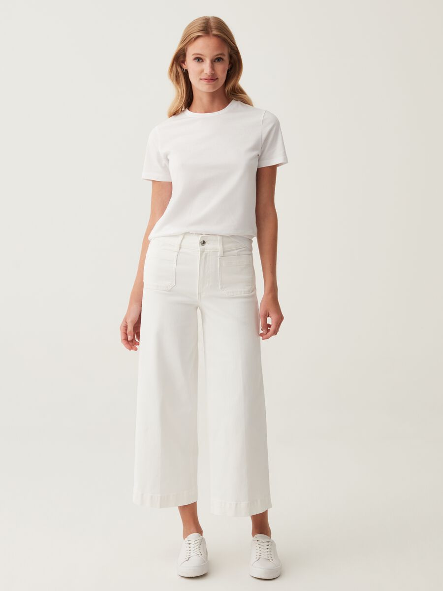 Jeans wide leg cropped_0