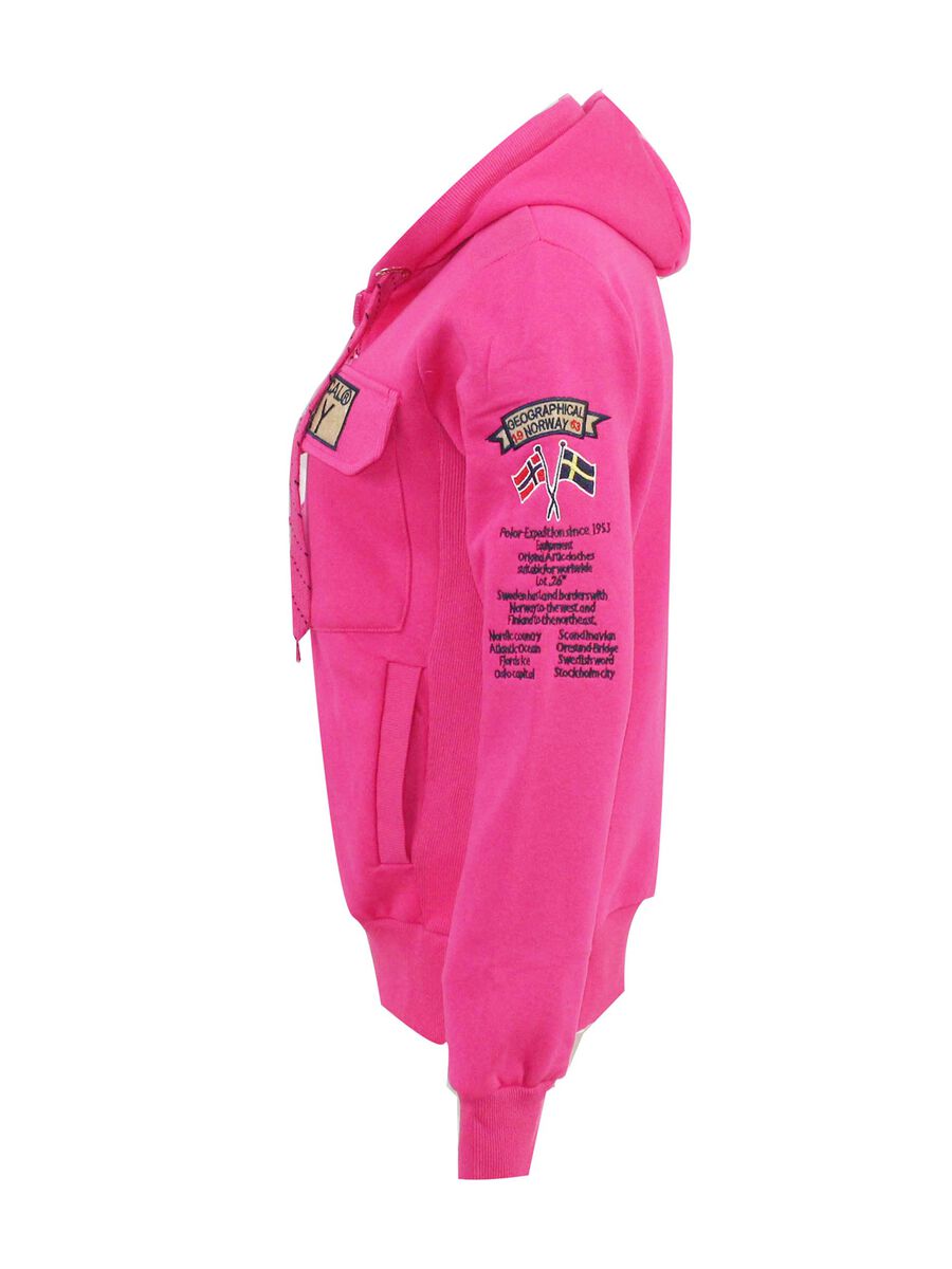 Geographical Norway half-zip sweatshirt with hood_2