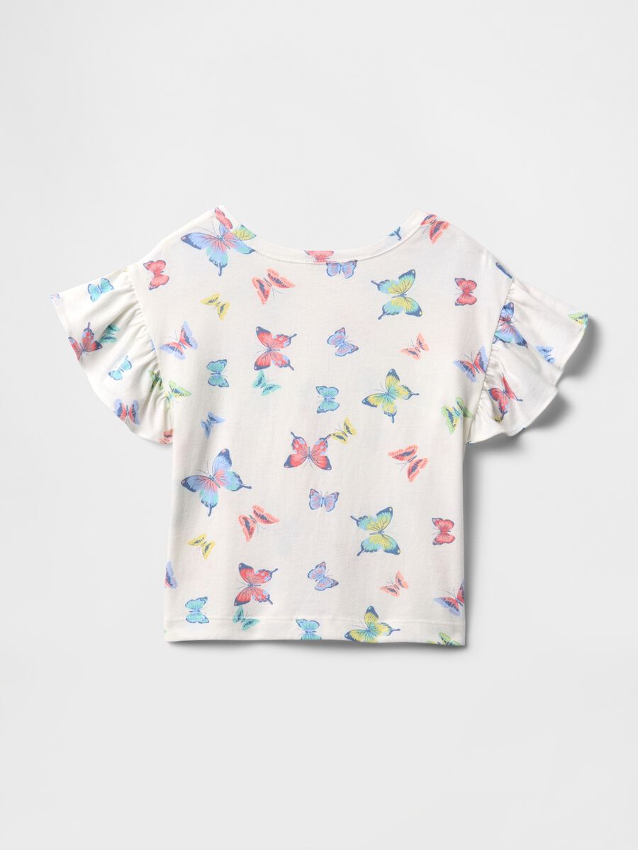Girls' Butterfly Cotton T-shirt_1