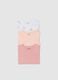 Multicoloured newborn long-sleeve cotton bodysuit set_3