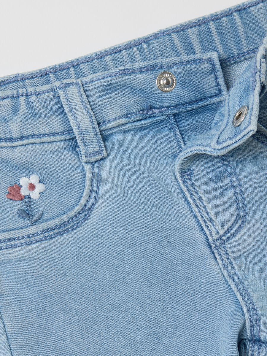 Baby Girl Denim Jeans Regular Fit in Light Blue_3