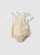 Multicolour pure cotton baby set with ruffles_0