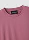 Pink short-sleeve T-shirt in lyocell and cotton blend_1