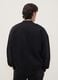 Black cotton-blend sweatshirt with front logo_3